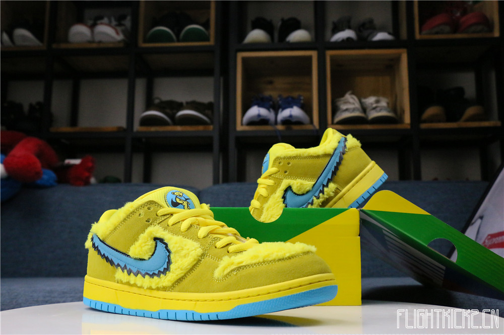 Grateful Dead x Nike SB Dunk Low Yellow