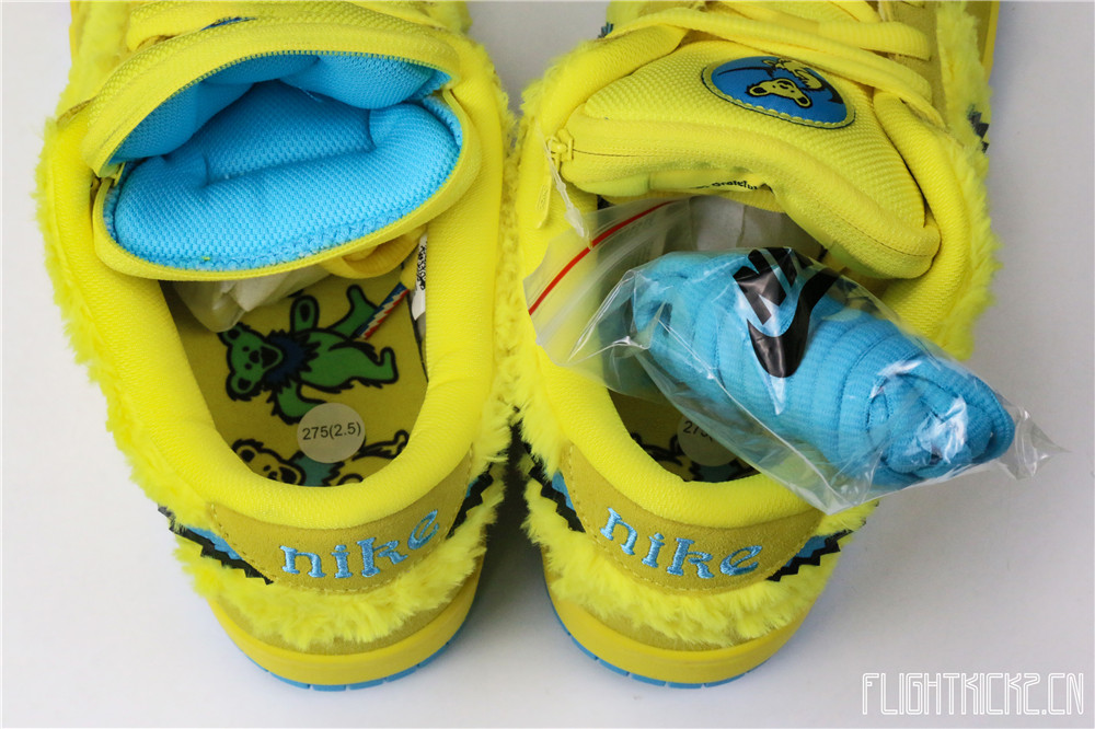 Grateful Dead x Nike SB Dunk Low Yellow