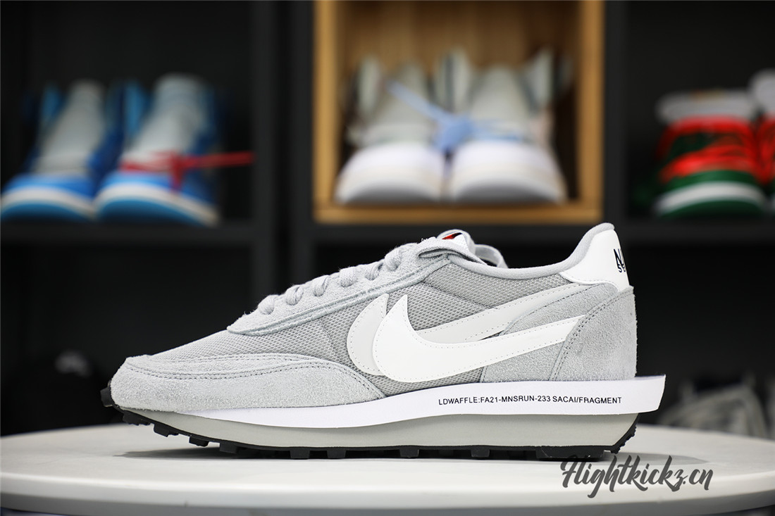 Fragment x Sacai x Nike LDWaffle Grey