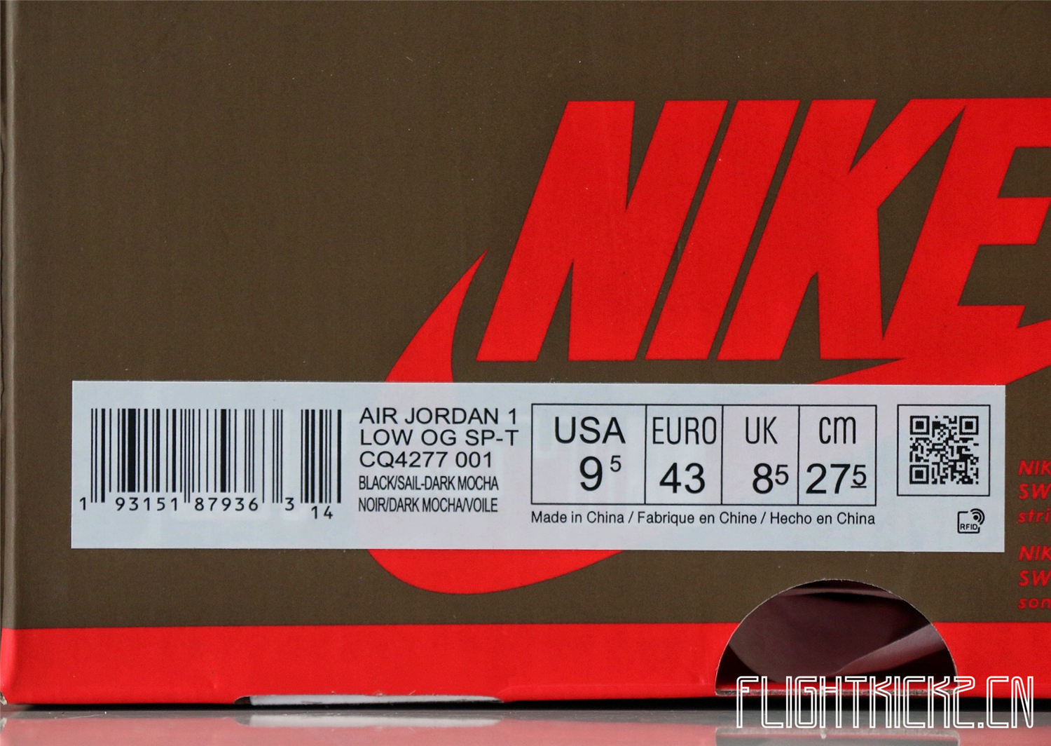 Travis Scott X Air Jordan 1 Low ‘Cactus Jack’ (LN5 A1 Batch)