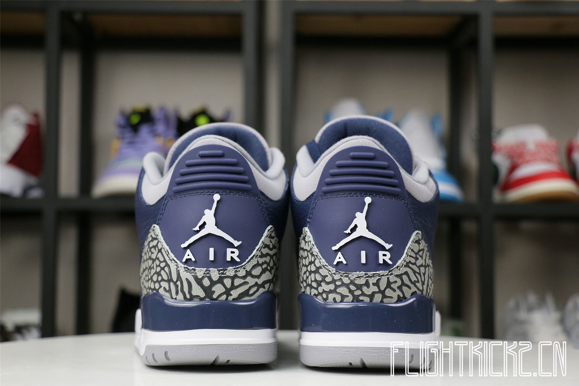 Air Jordan 3 Georgetown/Midnight Navy 2021