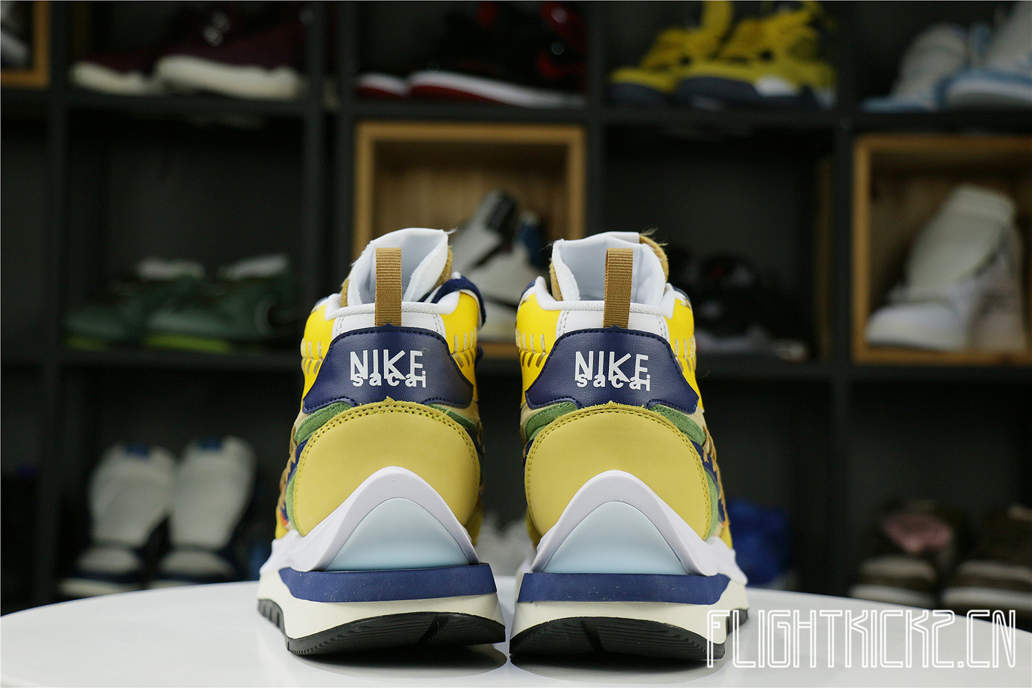 Nike Vaporwaffle sacai Jean Paul Gaultier Sesame Blue