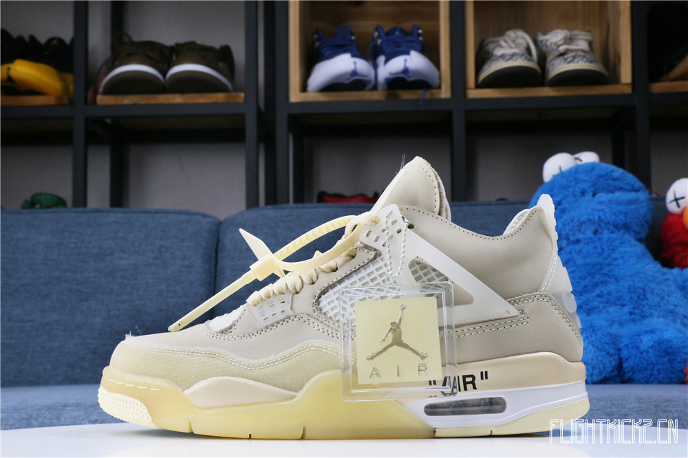 Off White x Air Jordan 4 Sail 2020 (LN5 A1 Batch)