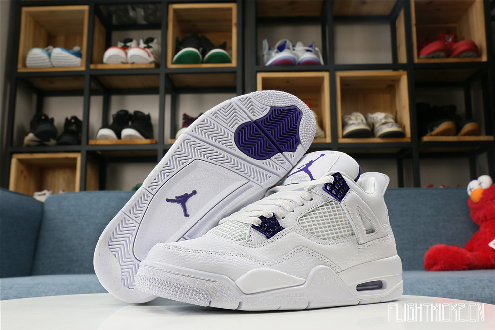 Air Jordan 4 Retro Purple Metallic 2020(LN5 A1 Batch)