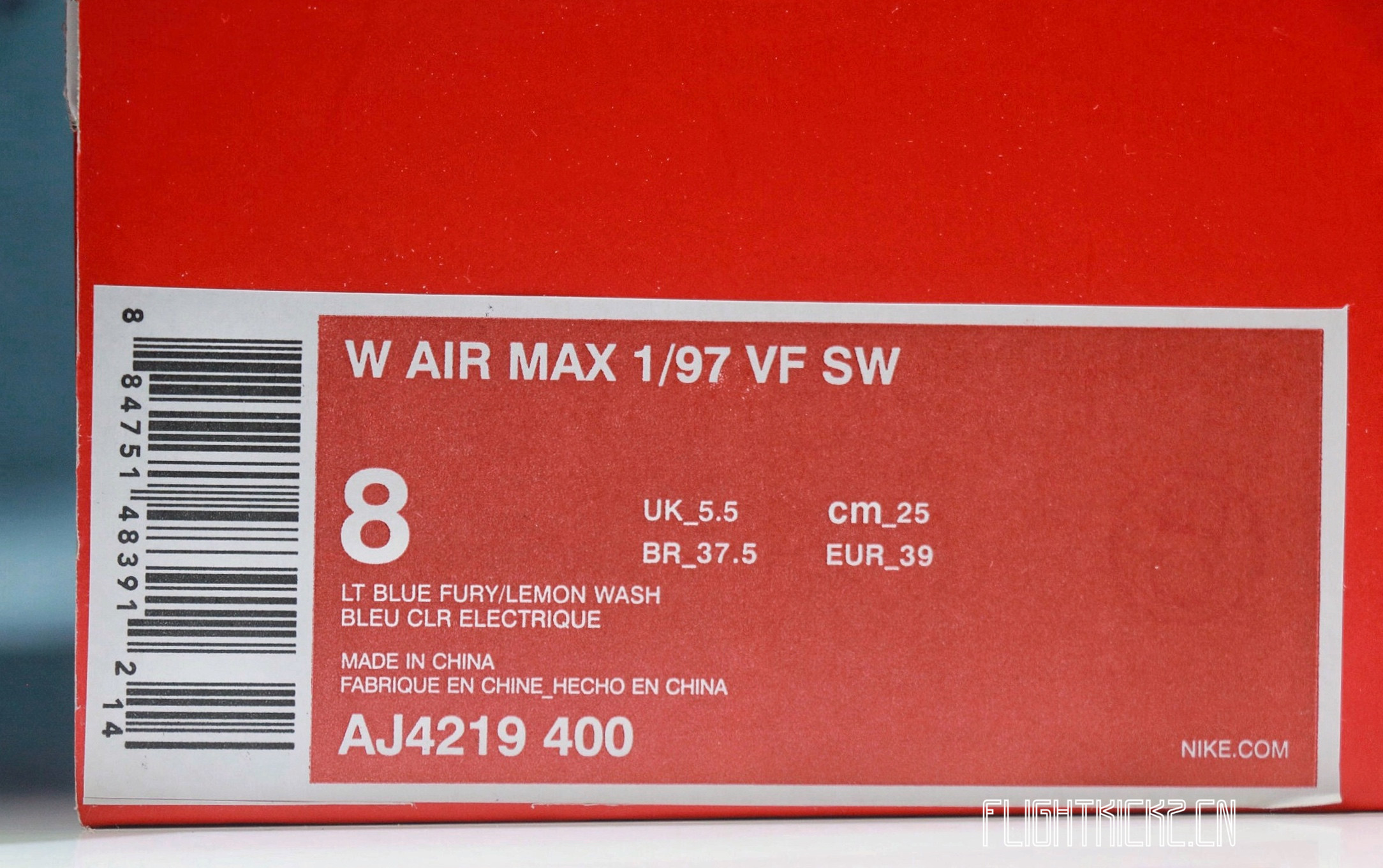 Air Max 1/97 VF SW Sean Wotherspoon Updated version