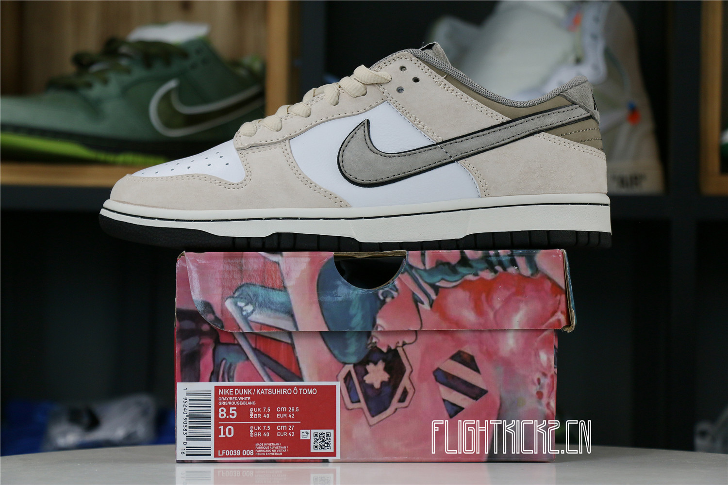 Otomo Katsuhiro x Nike SB Dunk Low Steamboy OST Grey Black White