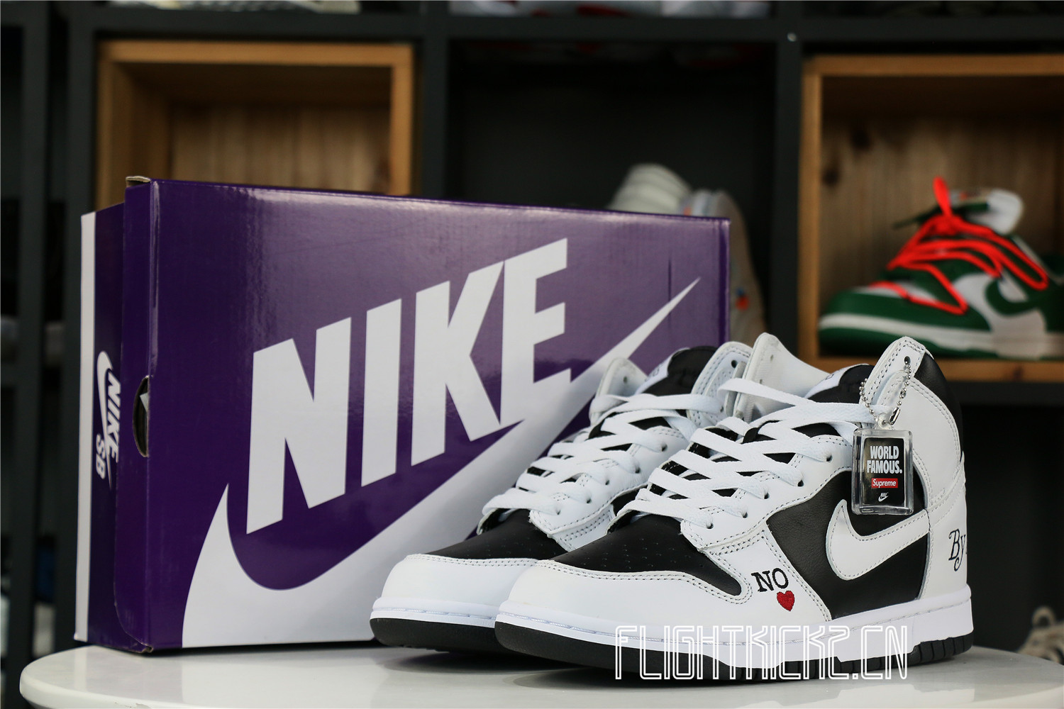 Nike SB Dunk High Supreme By Any Means Black