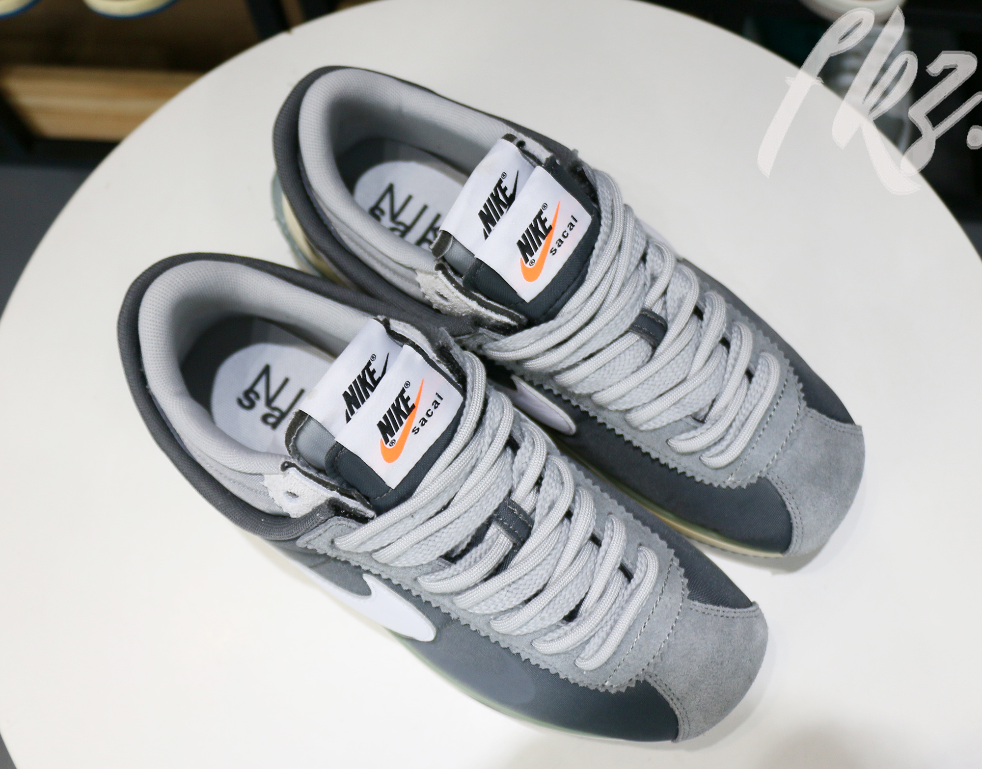 Sacai x Nike Cortez 4.0 White Gray 2022