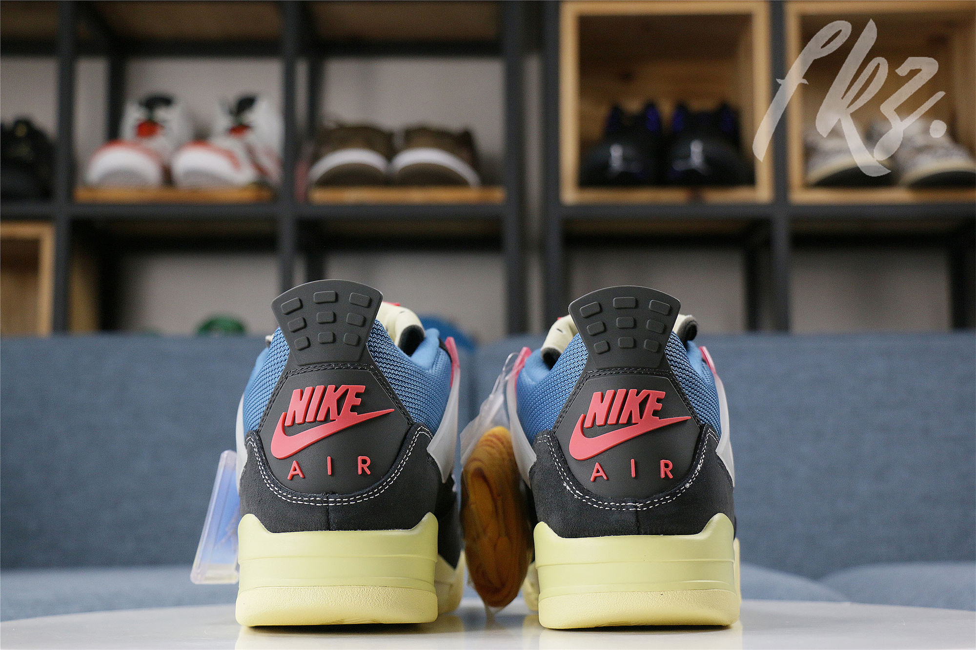 Union LA X Air Jordan 4 Retro Off Noir(GS) (LN5 A1 Batch)