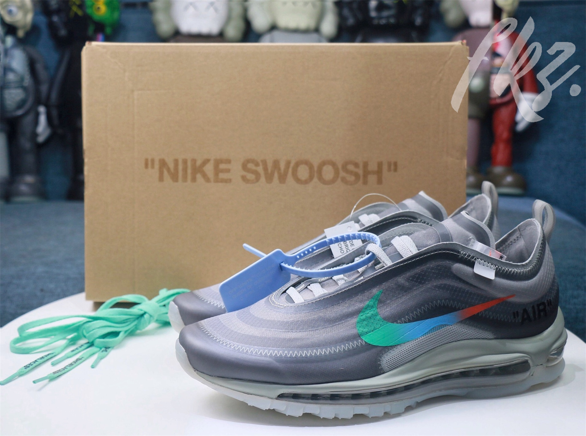 Off White X Air Max 97 Grey Menta