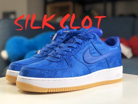 2019 CLOT x Nike Air Force 1 Low Game Royal