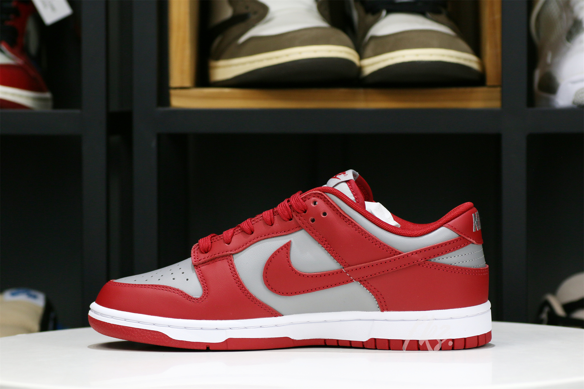 Nike Dunk Low Retro Medium Grey Varsity Red UNLV (2021)(LN5 A1 Batch)