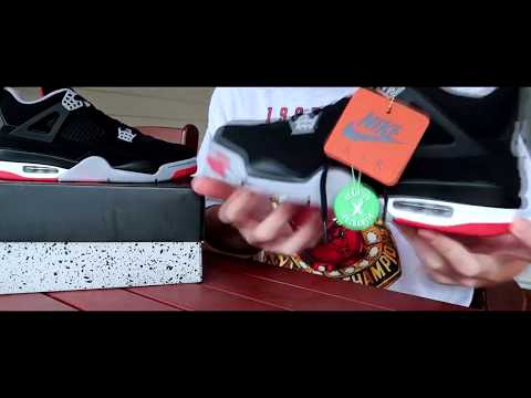 Air Jordan 4 OG Bred 2019 (LN5 A1 Batch)