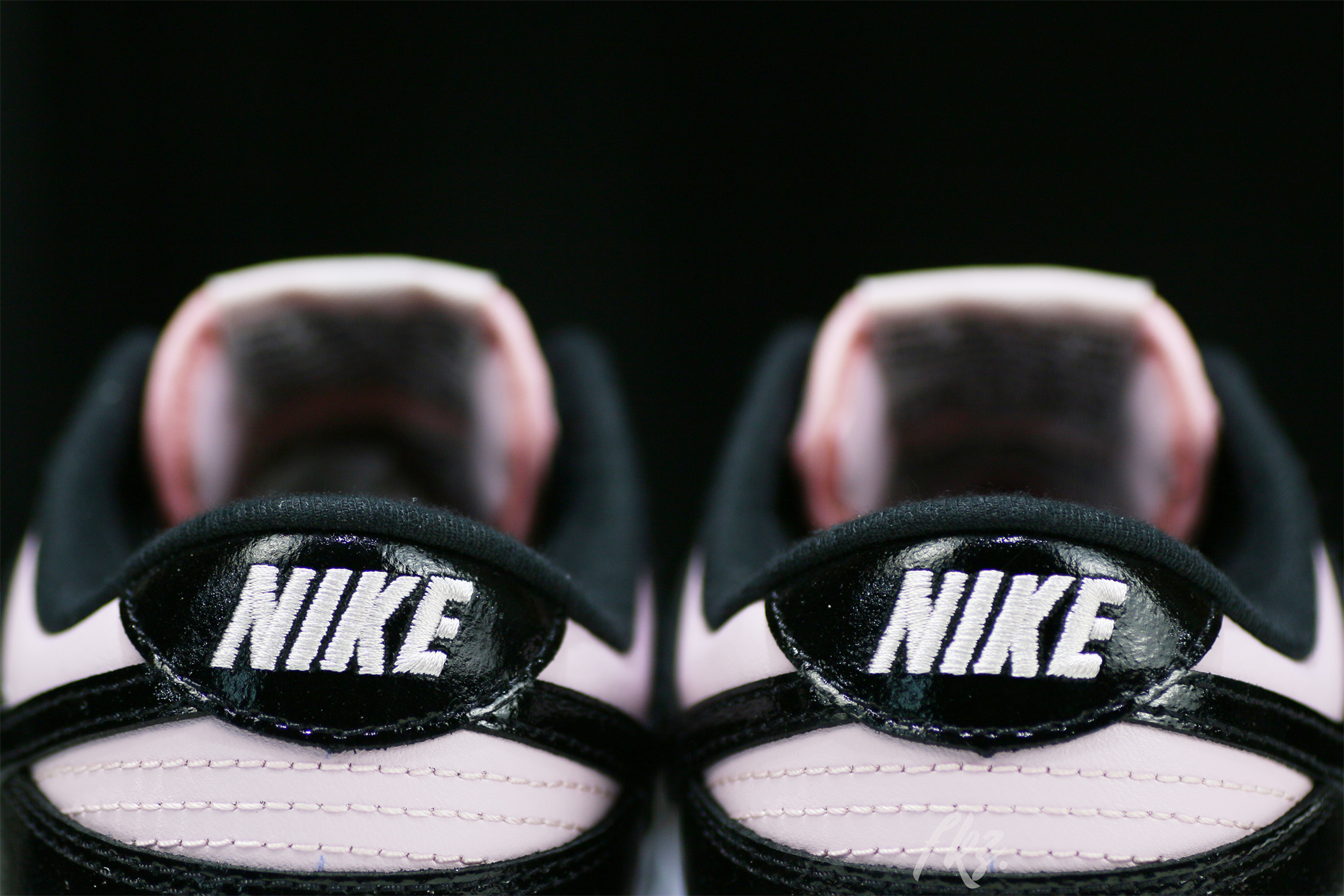 Nike Dunk Low Pink and Black Patent