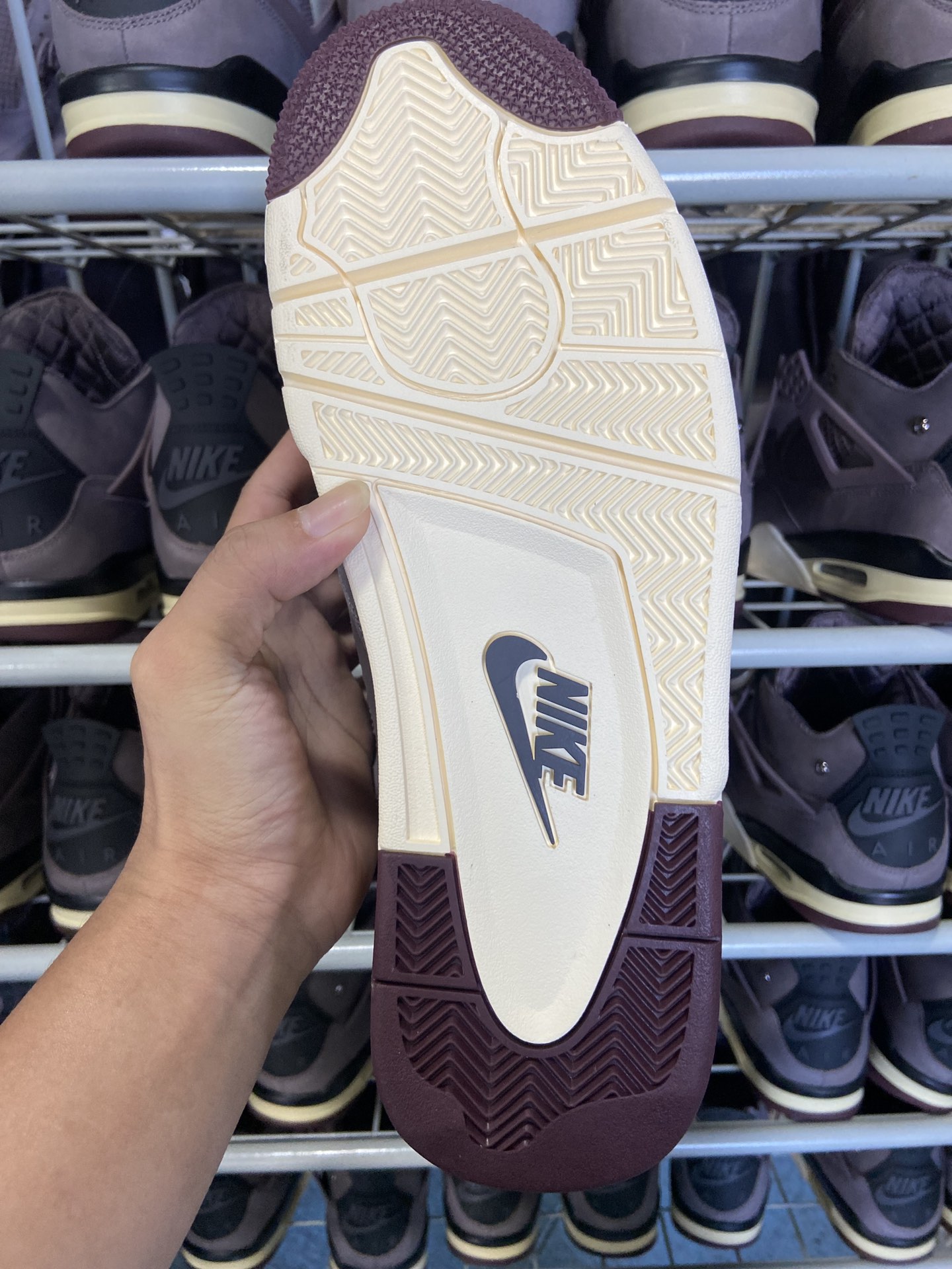 A Ma Maniére x Air Jordan 4 Retro ‘Violet Ore’ 2022 (LN5 A1 Batch)