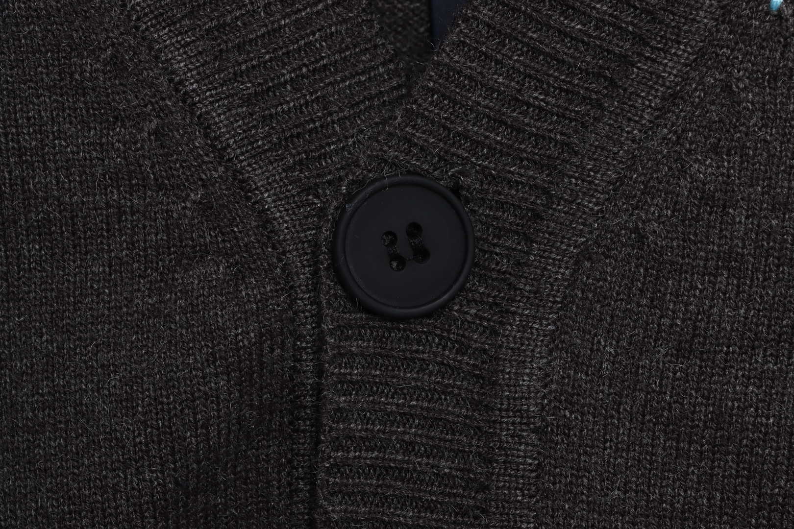 L-VxFREQUENCY Irregular Embroidered Mohair Cardigan