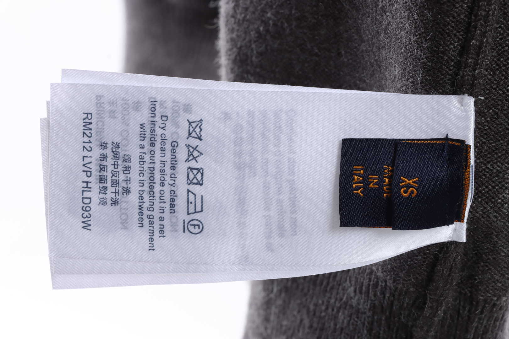 L-VxFREQUENCY Irregular Embroidered Mohair Cardigan