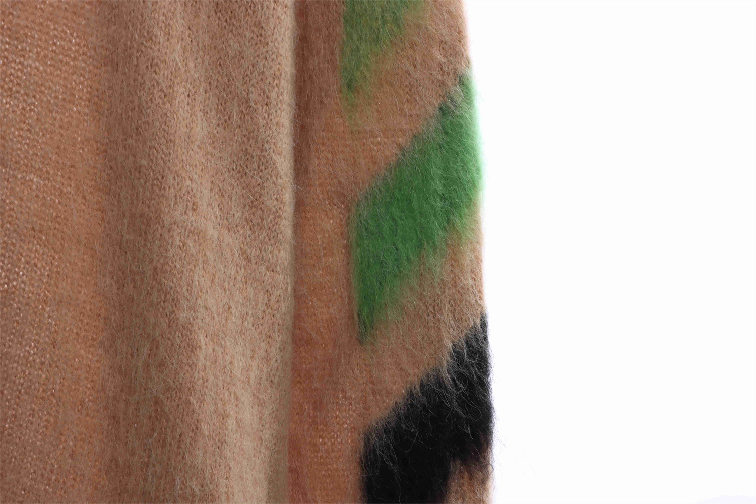 OFF WHITE Mohair Sweater Brown