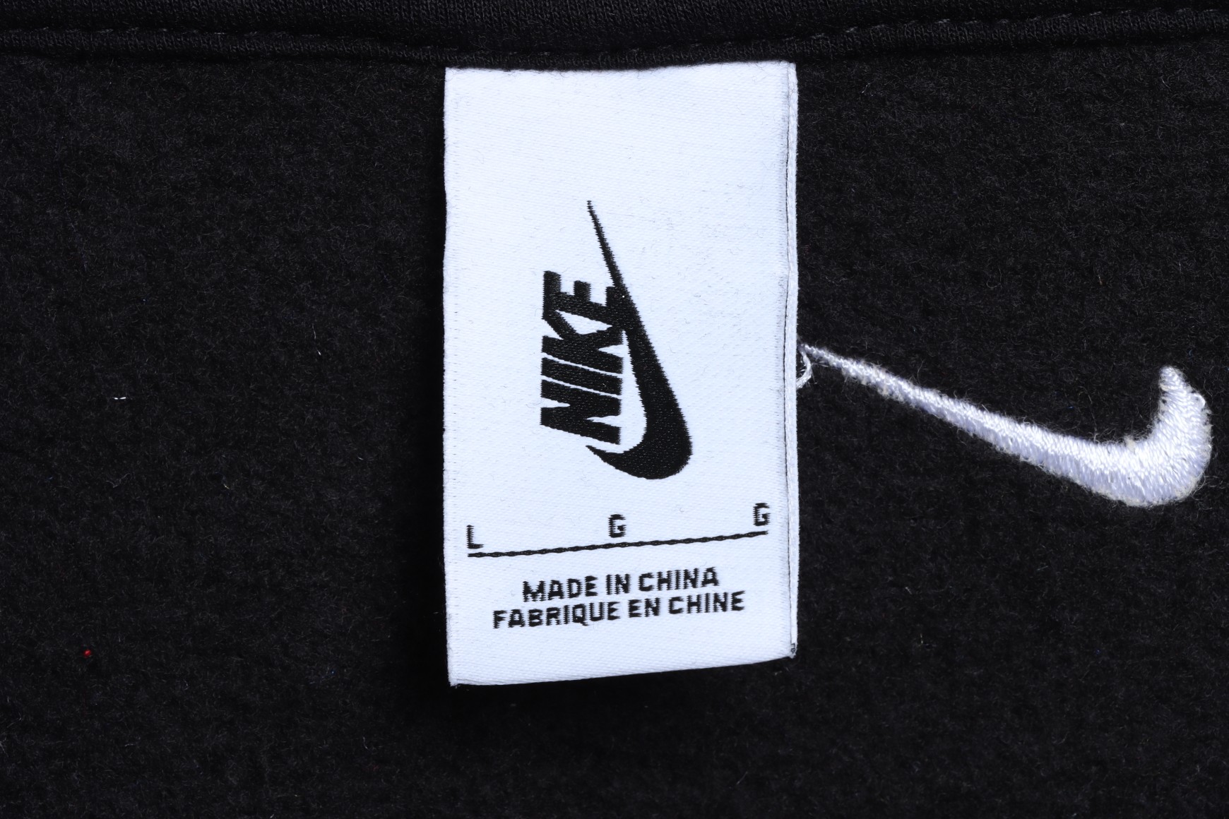 NK swoosh Nike full hook embroidery sports department hooded sweatshirt
