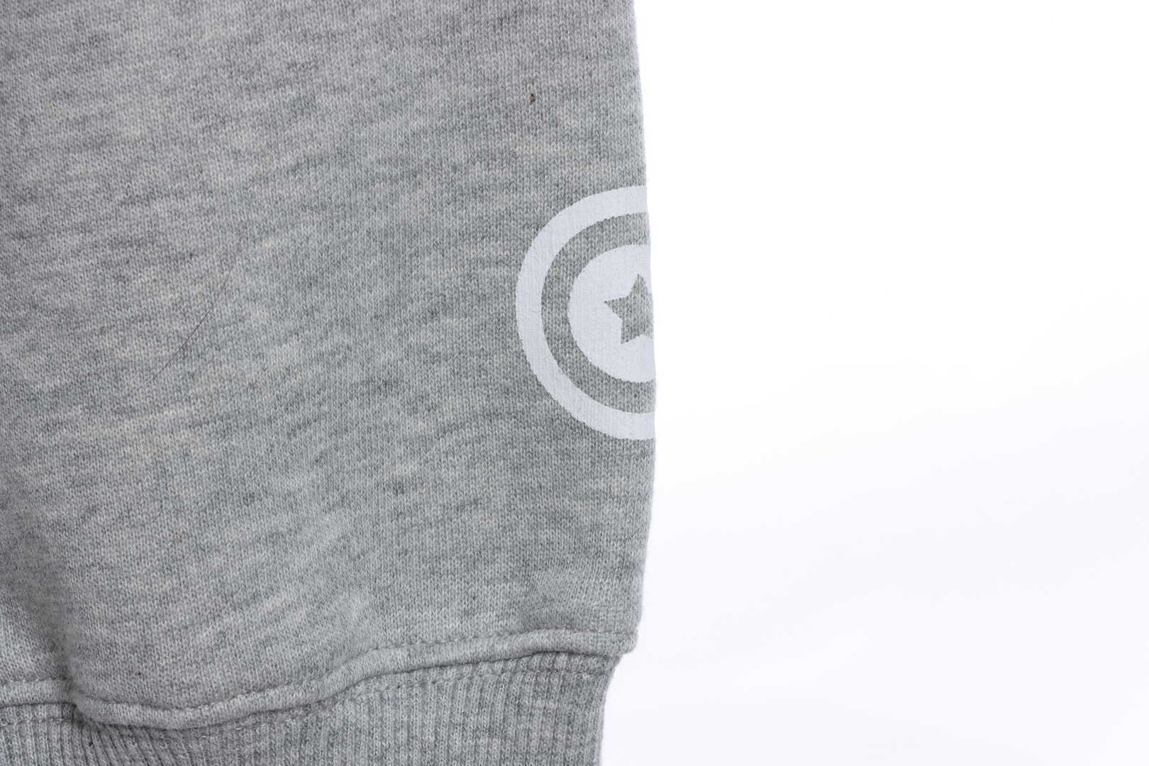 BAPE co-branded tiger head shark gray and pink double hoodie