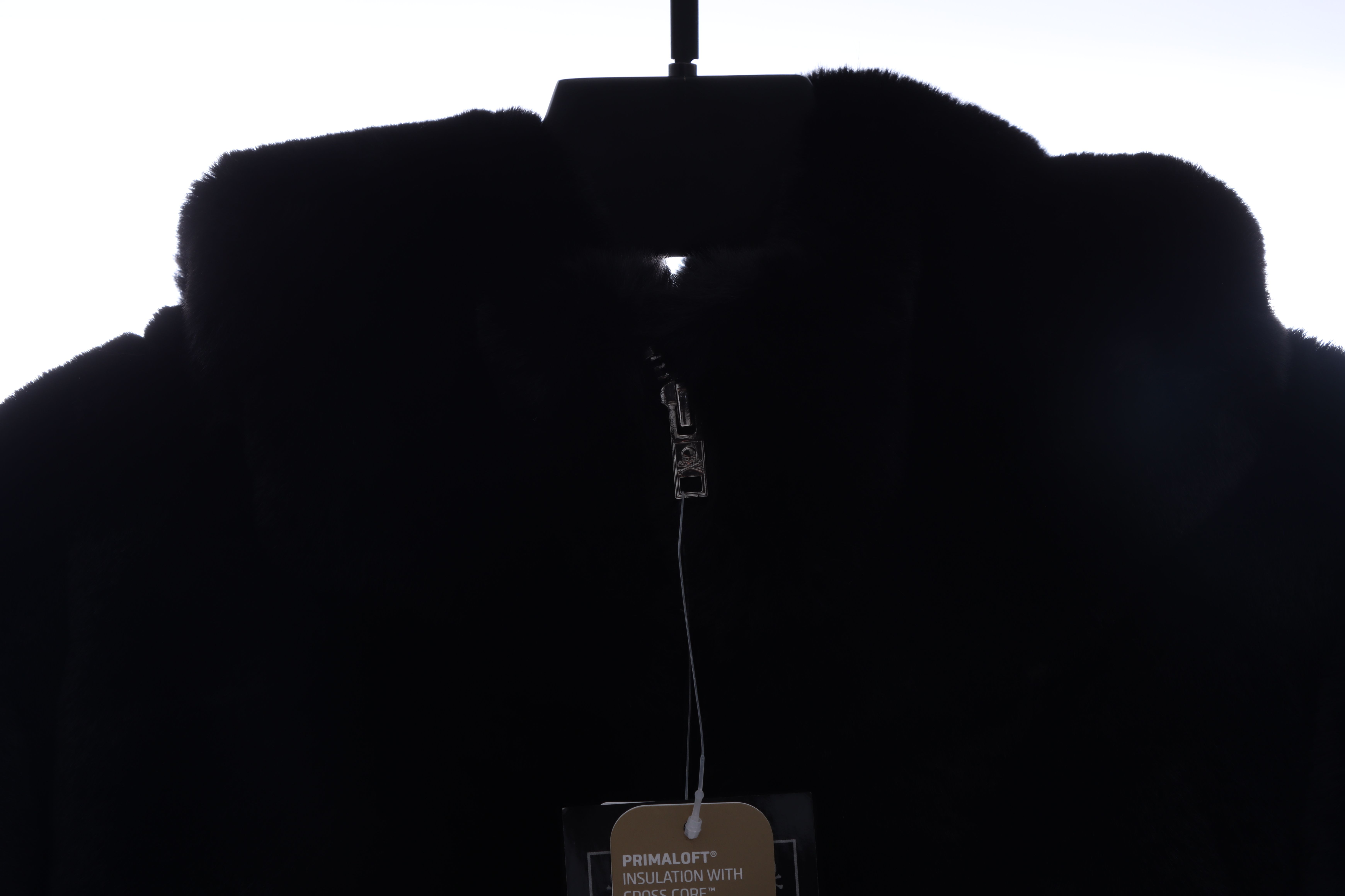 Mastermind Japan MMJ Big Skull Mink Fleece Hooded Fur Coat