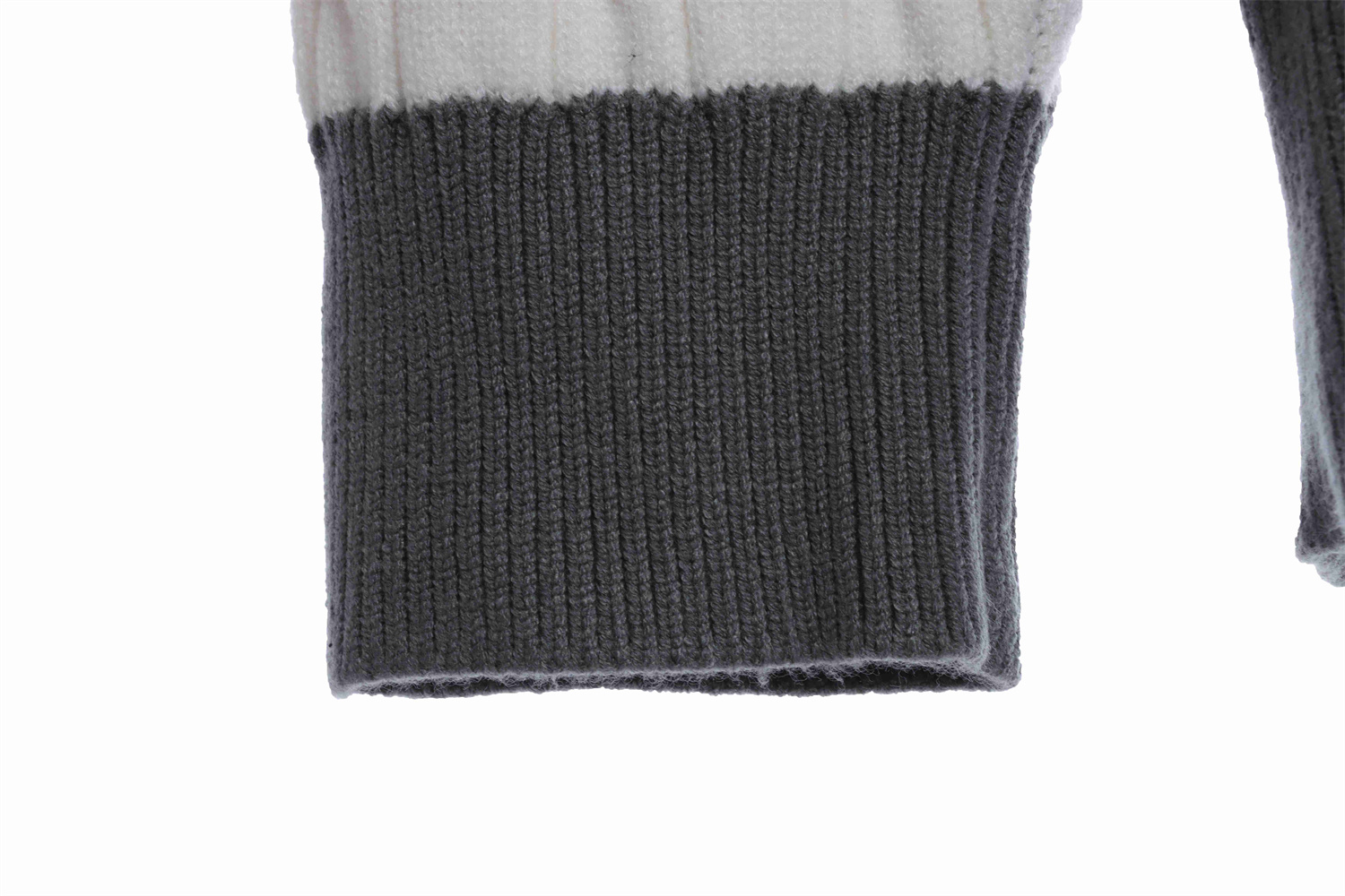 LOEVVE SS22 striped color block V-neck pullover sweater