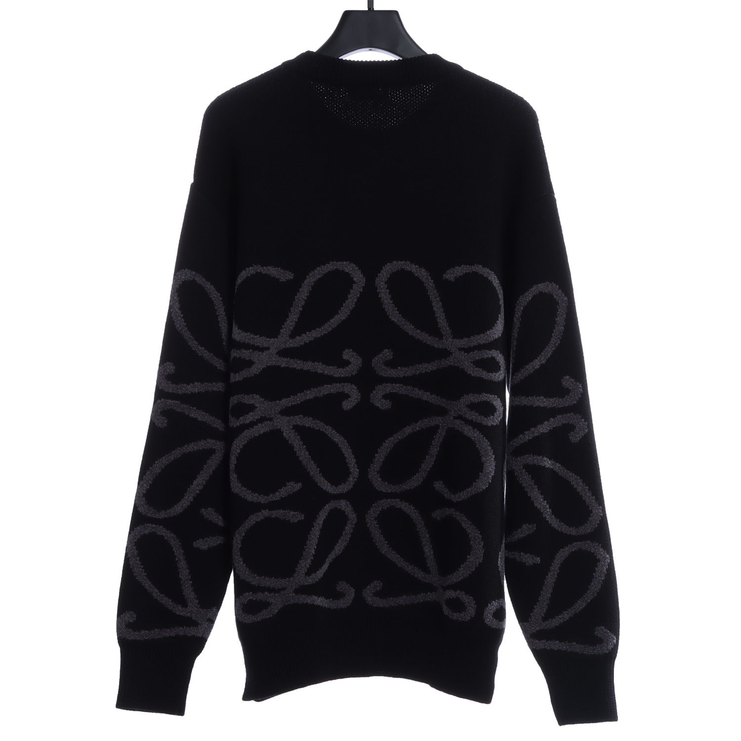 LOEVVE 22SS autumn and winter new round neck jacquard wool sweater