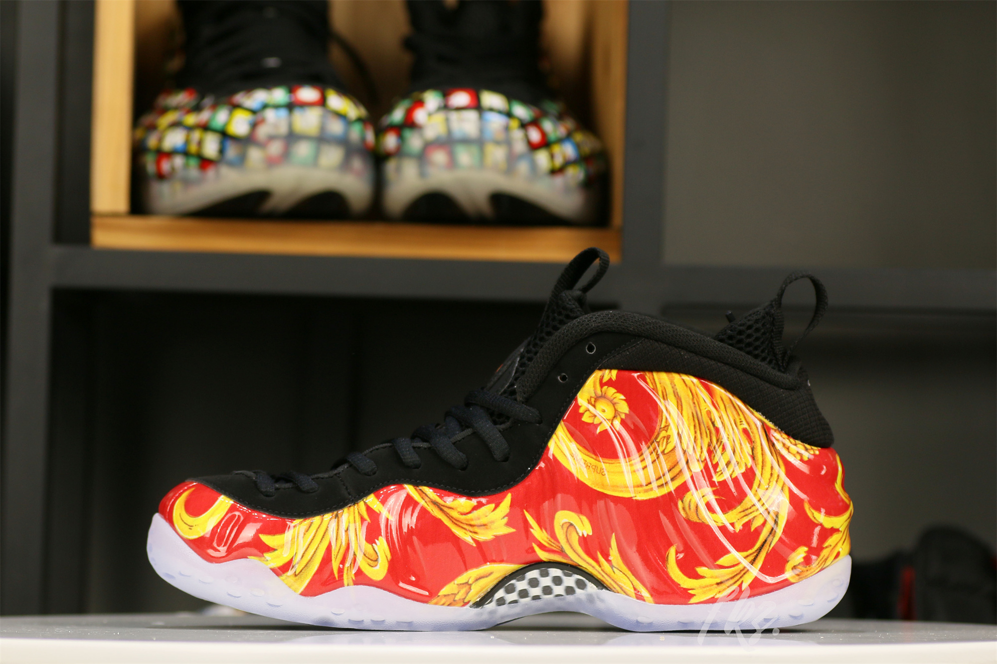 Supeme x Nike Air Foamposite One Red