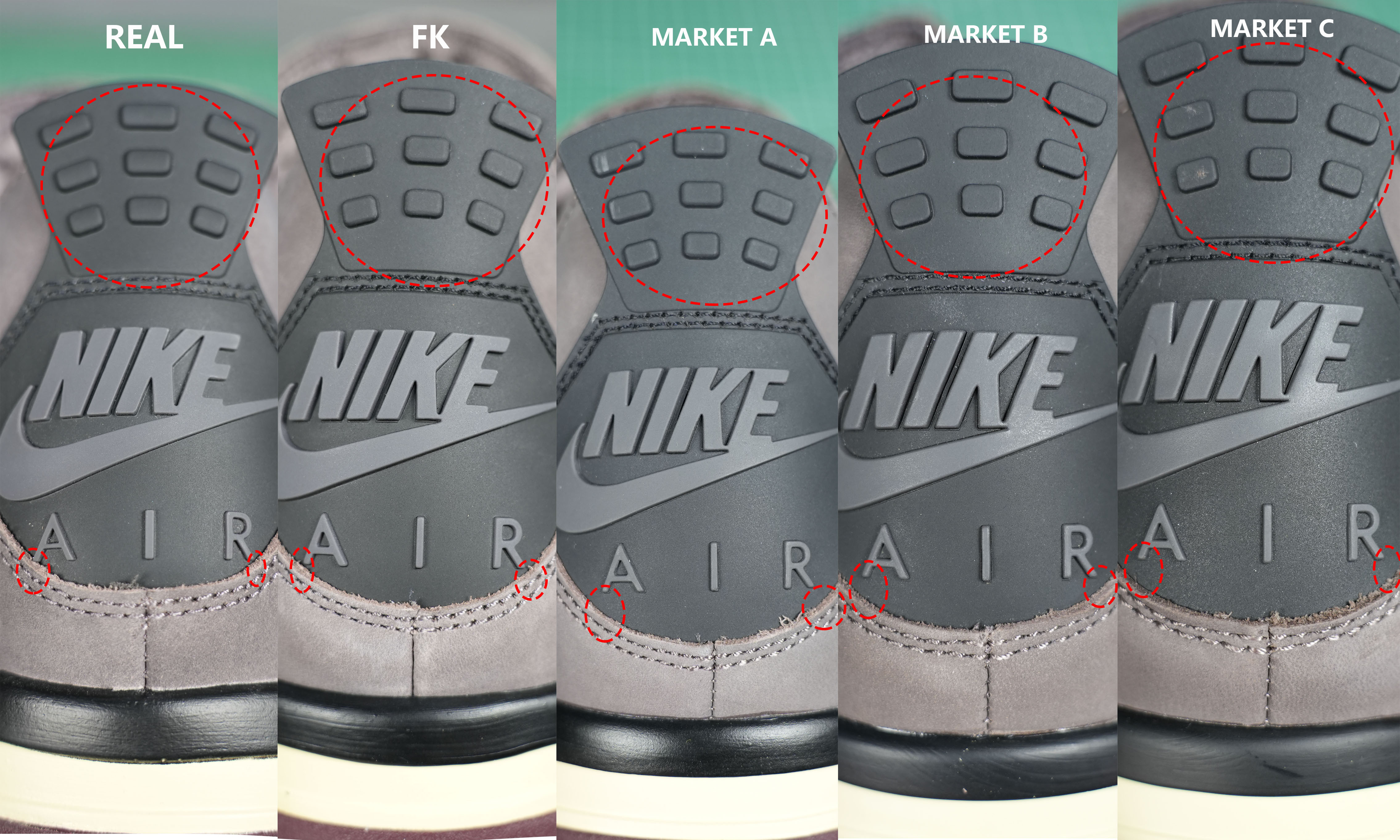 A Ma Maniére x Air Jordan 4 Retro ‘Violet Ore’ 2022 (LN5 A1 Batch)