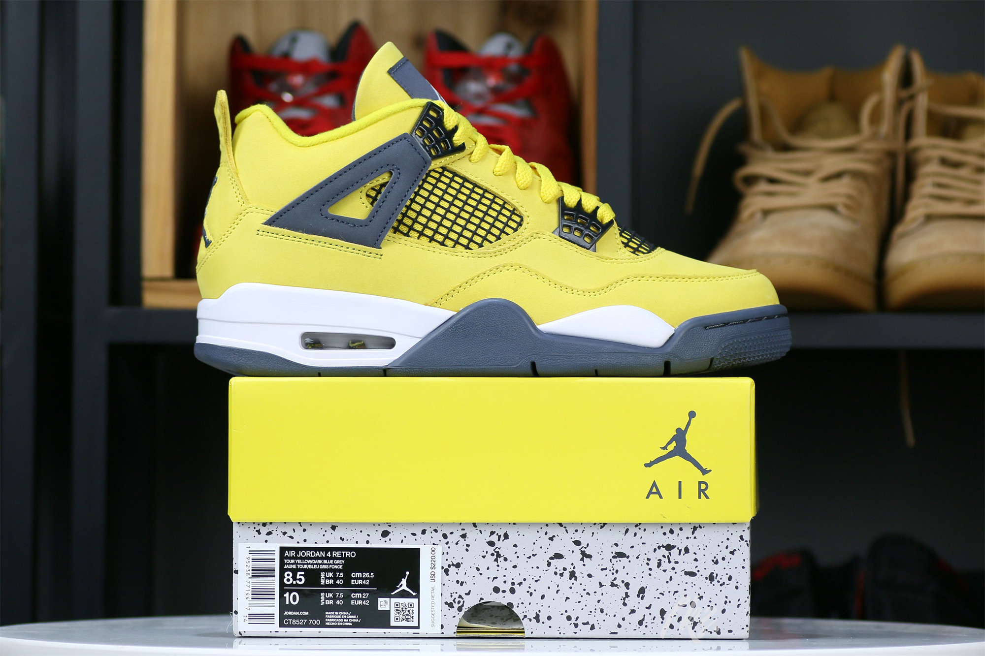 Air Jordan 4 Retro LS Lightning 2021 (LN5 A1 Batch)