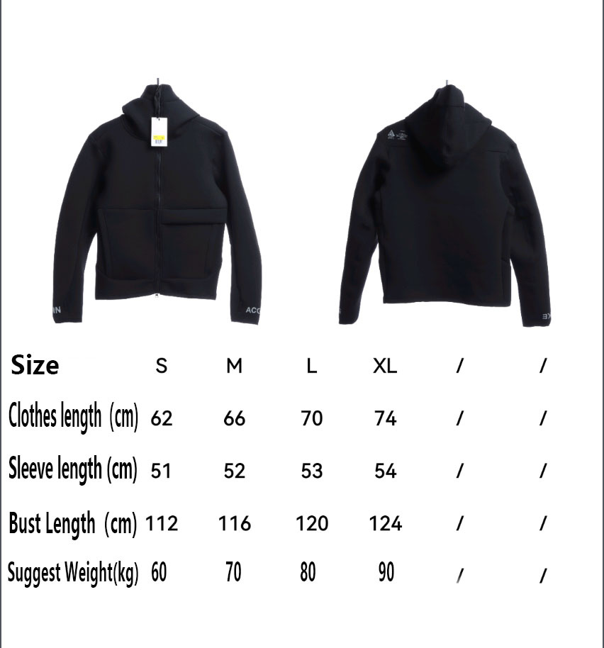 NK ACG high-end functional series patchwork zipper sports jacket