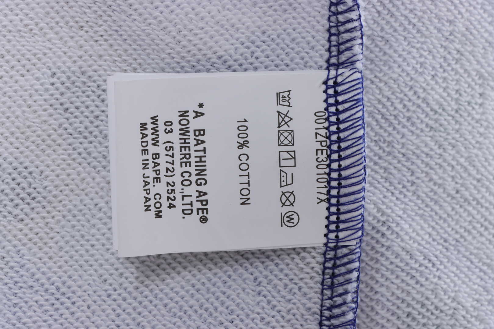 BAPExHP Joint Purple Shark Zipper Hoodie