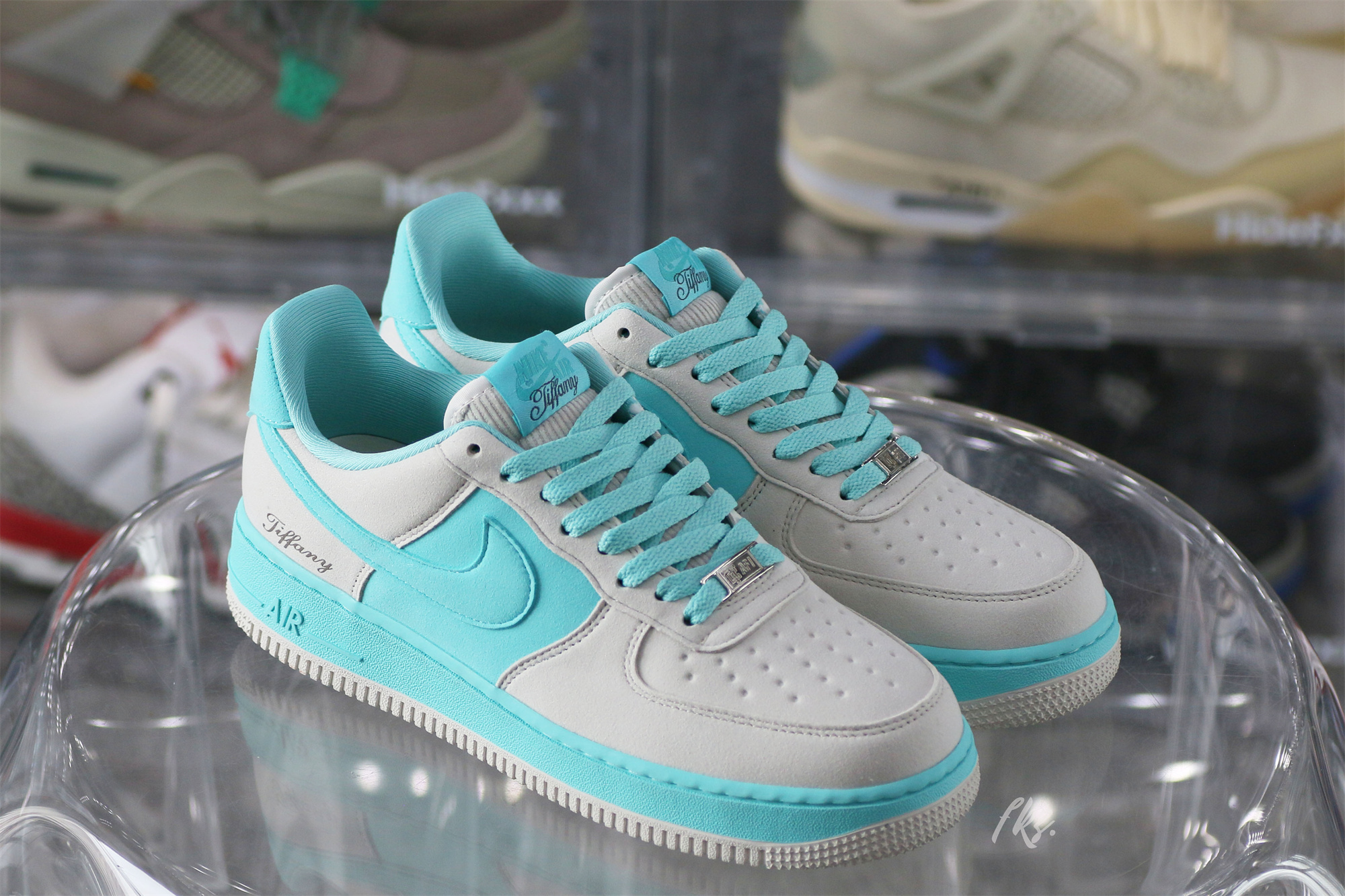 Custom Tiffany x Air Force 1 White Blue