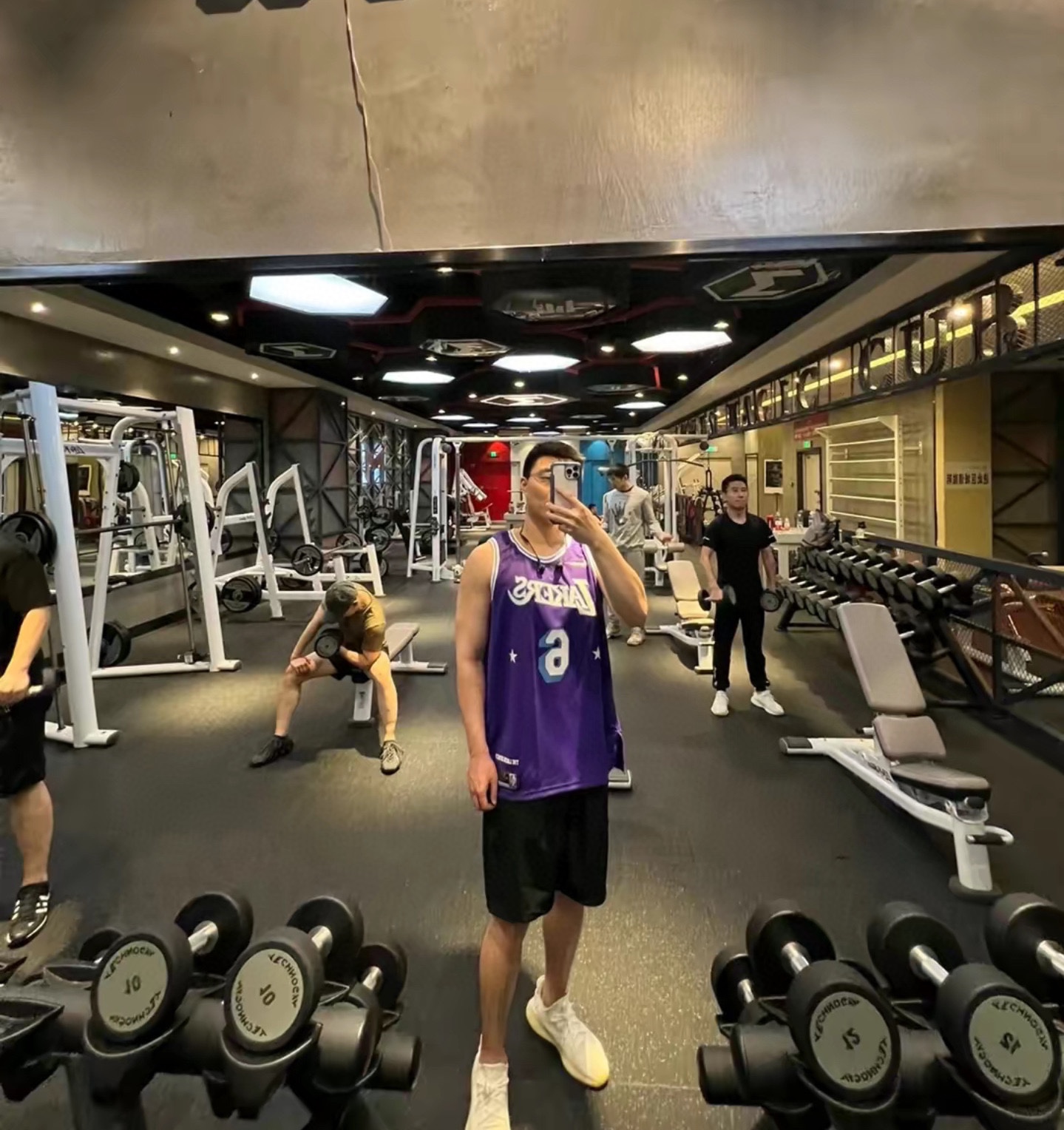 NBA Lakers James James No. 6 jersey