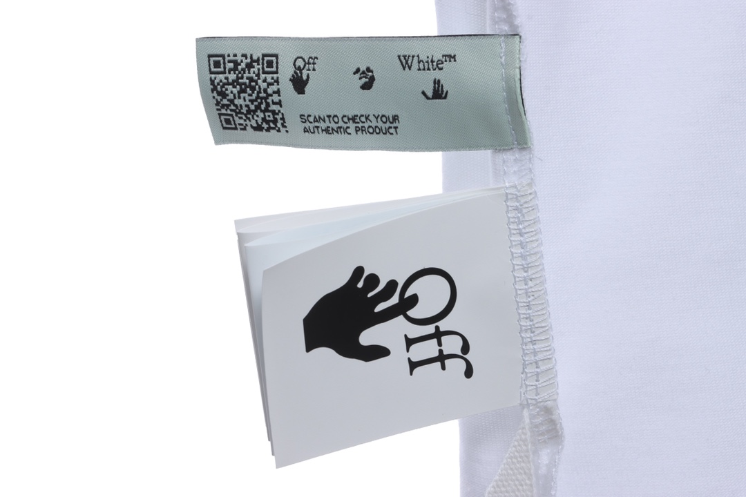 OW Caravaggio black and white religious short sleeves