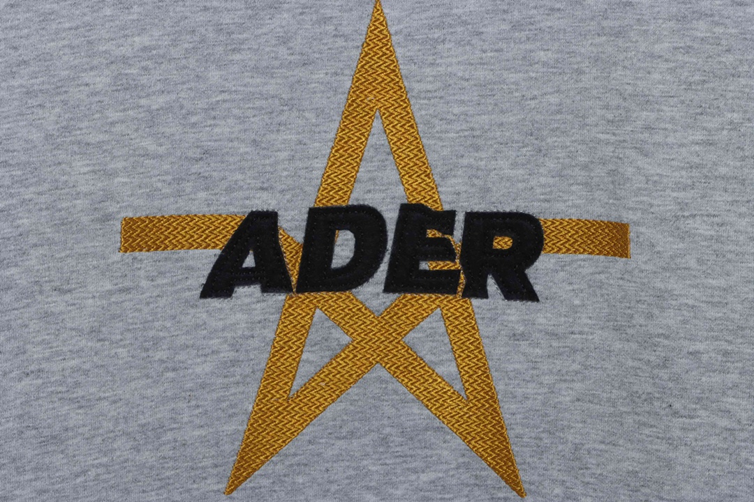 ADER pentagram embroidered short sleeves