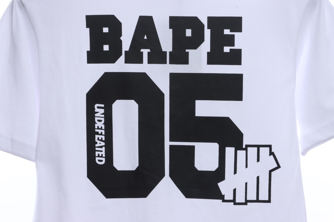 BAPE co-signed UDF camouflage five-bar short sleeves