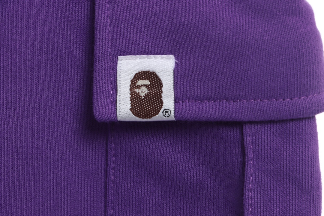 BAPE ape-man printed shorts