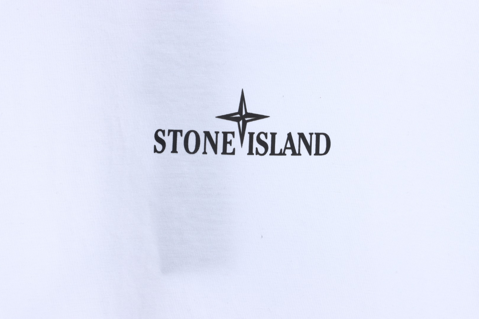 Stone Island Grid Compass Print Short Sleeve