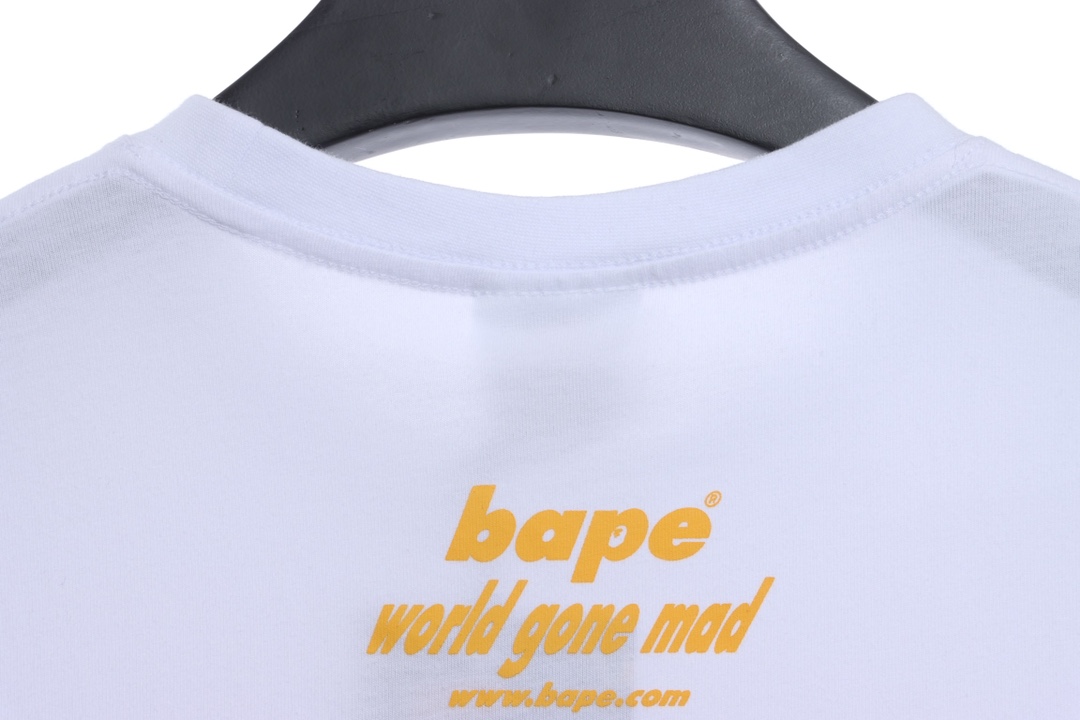 BAPE ape head crazy world series short sleeves