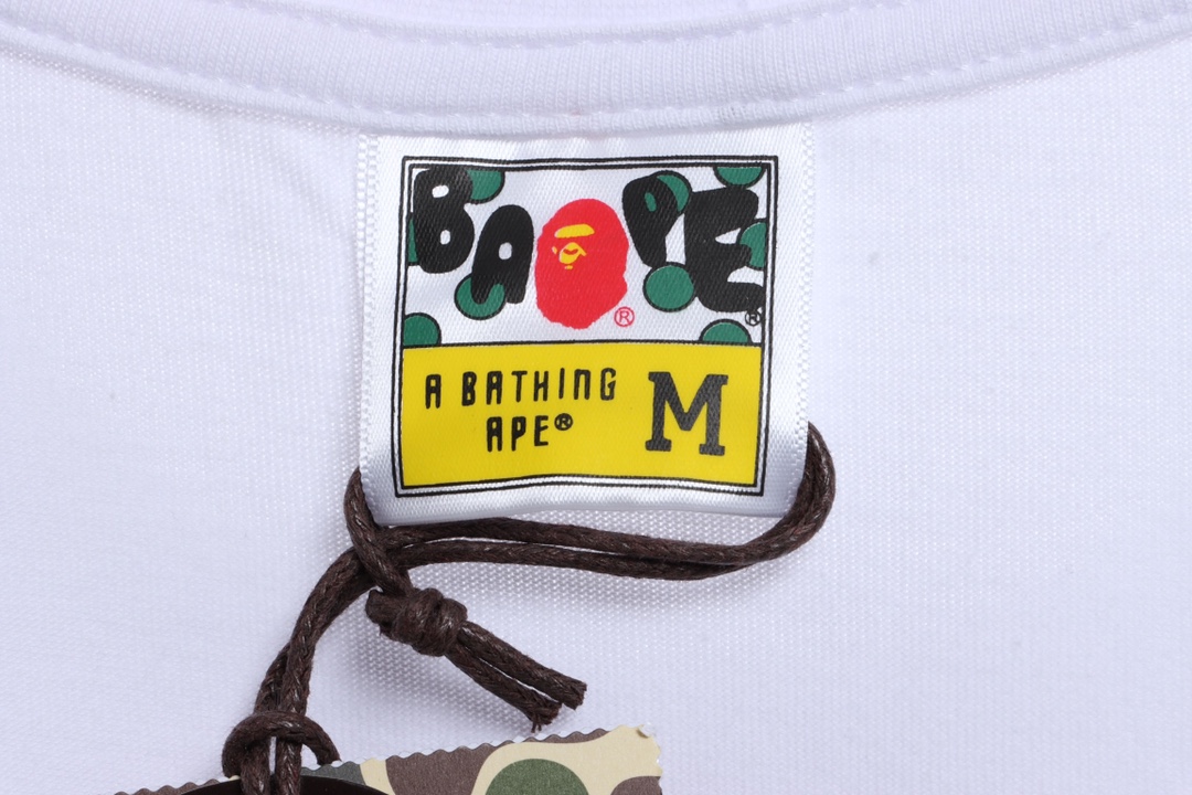BAPE ape head multicolor block camouflage short sleeves