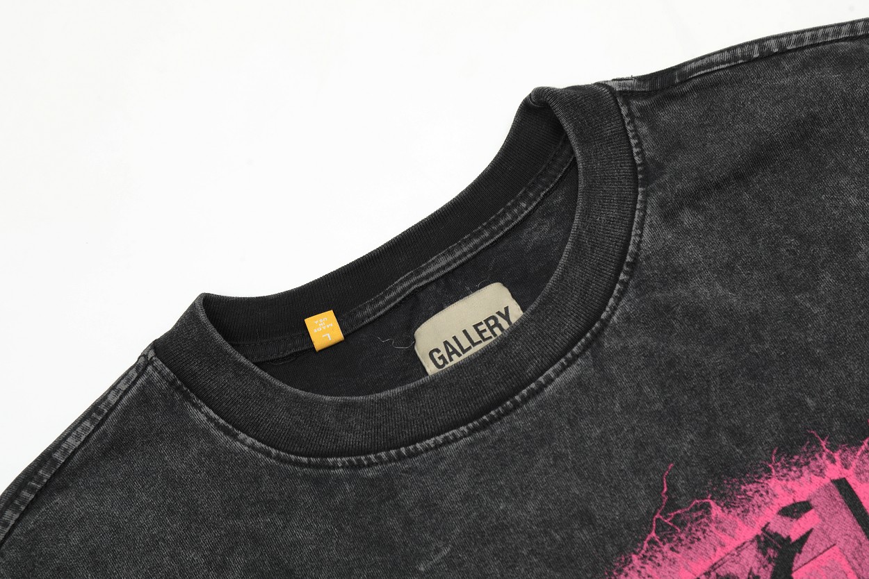 Gallery Dep Dark seat printing and washing to make old short sleeves