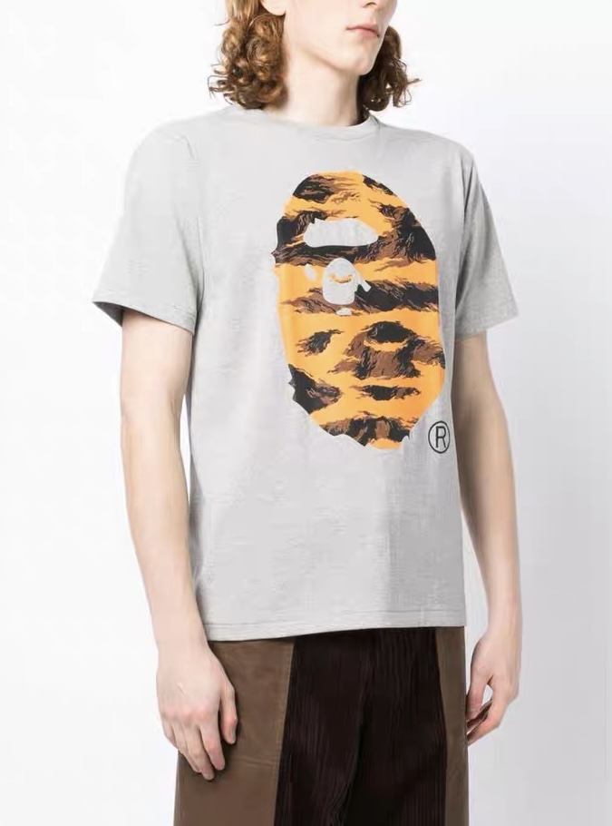 BAPE ape head mountain peak printing short sleeves
