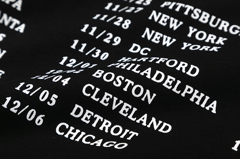 Travis Scott Cactus Jack Astroworld Logo solid color letter printing short sleeves