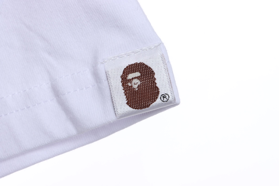 BAPE ape head seal printing short sleeves