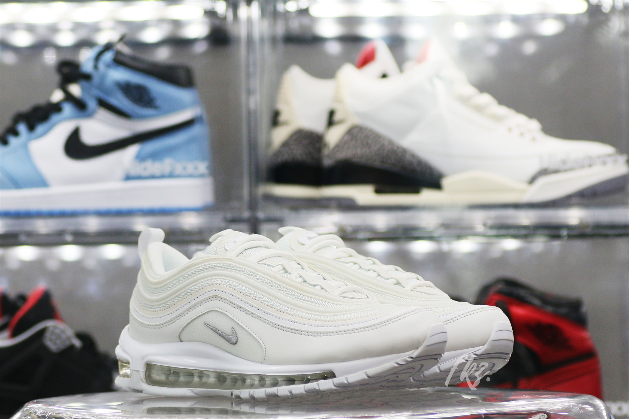 Nike Air Max 97 Triple White Wolf Grey 2017