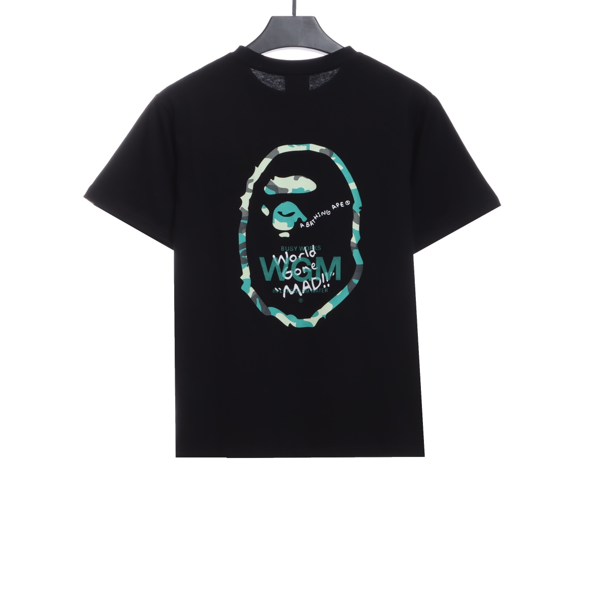 BAPE chest graffiti letters short sleeves
