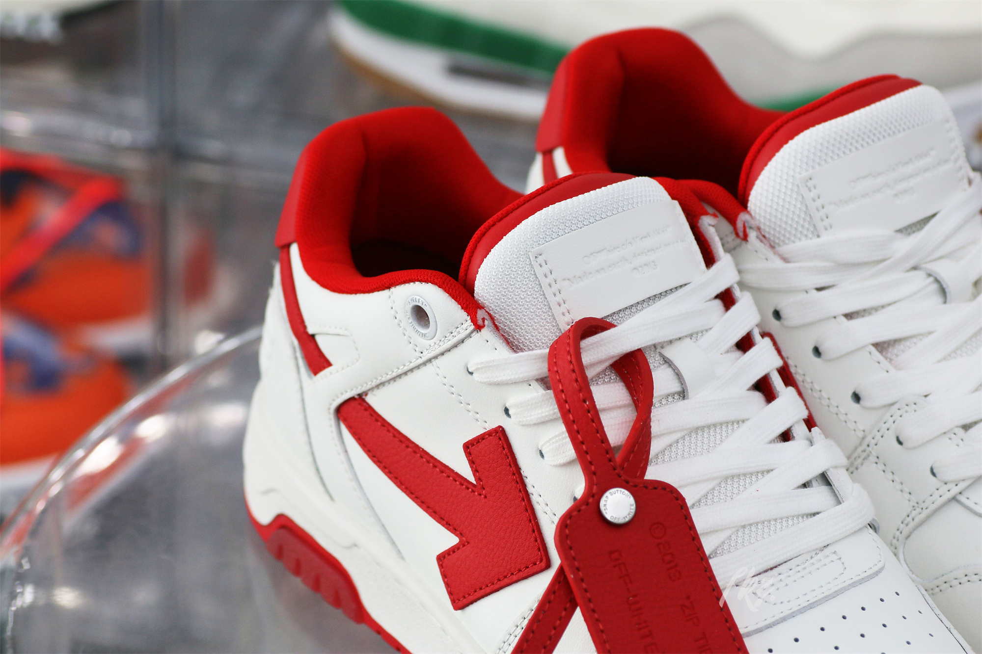 Off-White White Red Out Of Office Sneaker