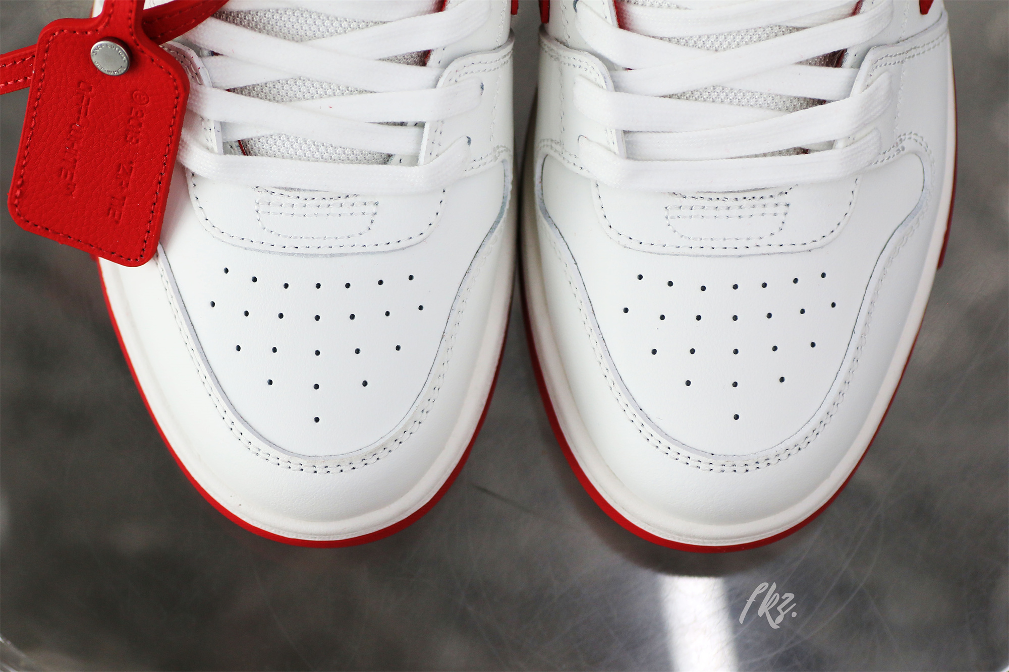 Off-White White Red Out Of Office Sneaker