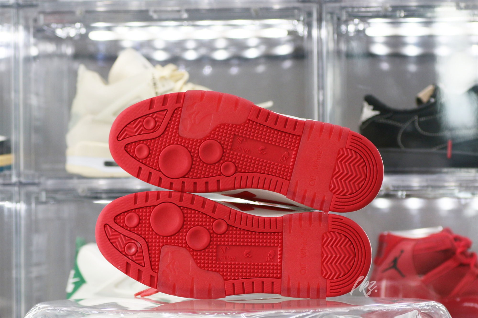 Off-White White Red Out Of Office Sneaker